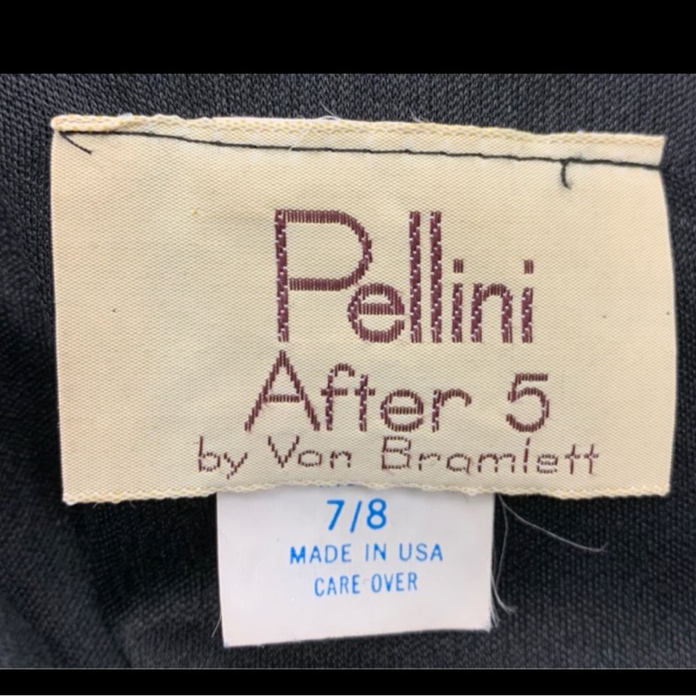 Vintage Pellini Size Small Black Dress - Picture 6 of 6